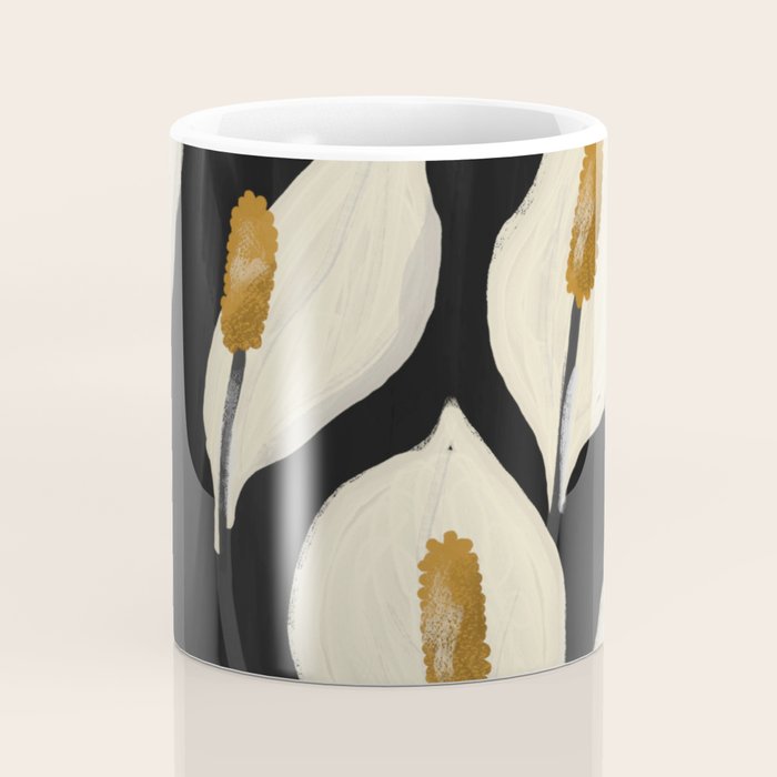 White Calla Lilies 6 Coffee Mug Gallery Image 4