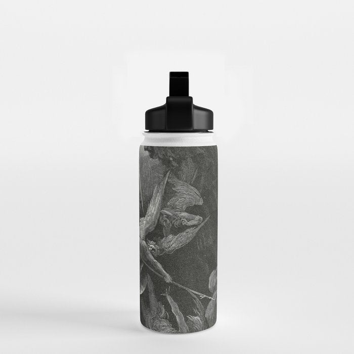 The Mouth Of Hell By Gustave Dore Water Bottle Gallery Image 2