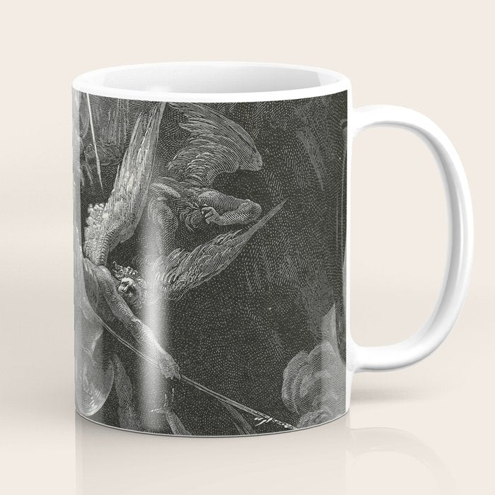 The Mouth Of Hell By Gustave Dore Coffee Mug Gallery Image 1