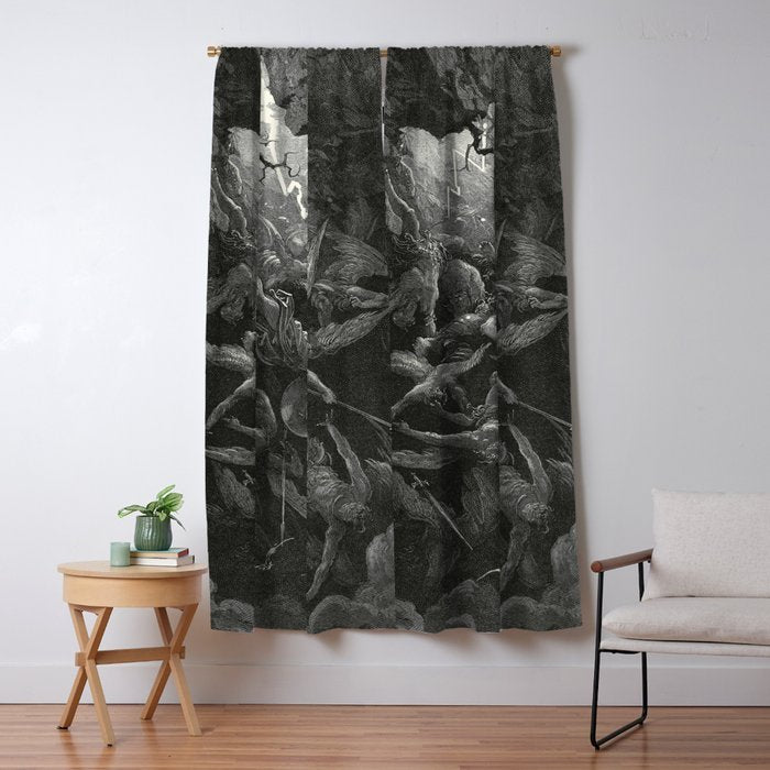 The Mouth Of Hell By Gustave Dore Window Curtain Gallery Image 5