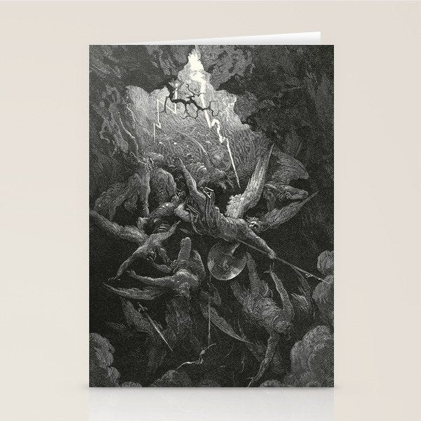 The Mouth Of Hell By Gustave Dore Stationery Card Gallery Image 2
