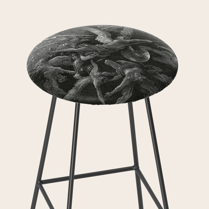 The Mouth Of Hell By Gustave Dore Stool Gallery Image 2