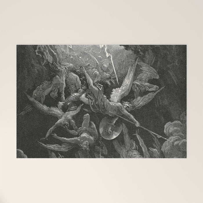 The Mouth Of Hell By Gustave Dore Welcome Mat Gallery Image 1