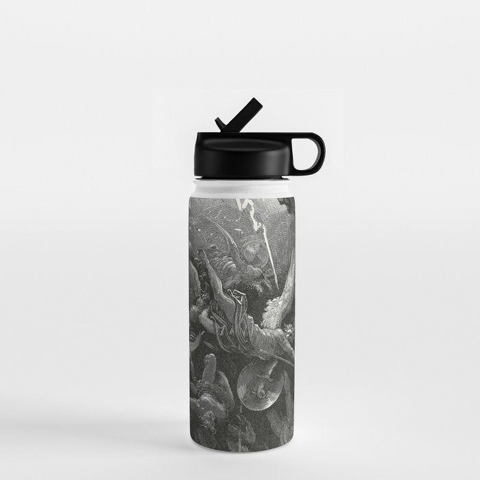 The Mouth Of Hell By Gustave Dore Water Bottle Gallery Image 1