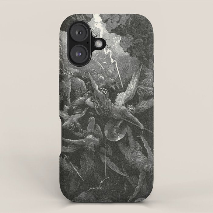 The Mouth Of Hell By Gustave Dore iPhone Case Gallery Image 1