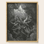 The Mouth Of Hell By Gustave Dore Serving Tray Gallery Image 1