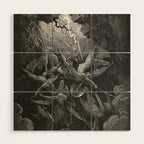 The Mouth Of Hell By Gustave Dore Wood Wall Art Gallery Image 1