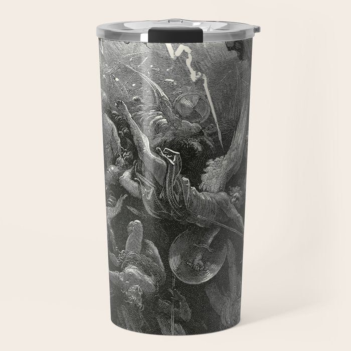 The Mouth Of Hell By Gustave Dore Travel Mug Gallery Image 1