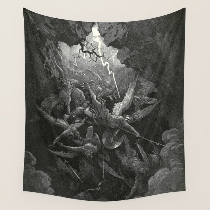 The Mouth Of Hell By Gustave Dore Wall Tapestry Gallery Image 4