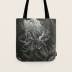 The Mouth Of Hell By Gustave Dore Tote Bag Gallery Image 1