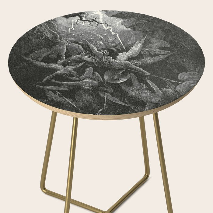 The Mouth Of Hell By Gustave Dore Side Table Gallery Image 2