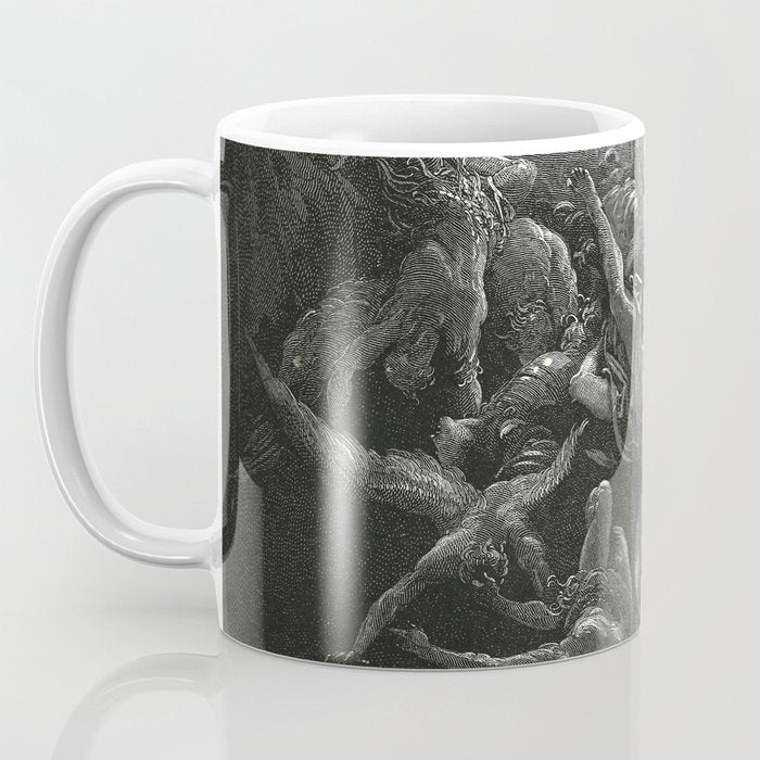 The Mouth Of Hell By Gustave Dore Coffee Mug Gallery Image 3