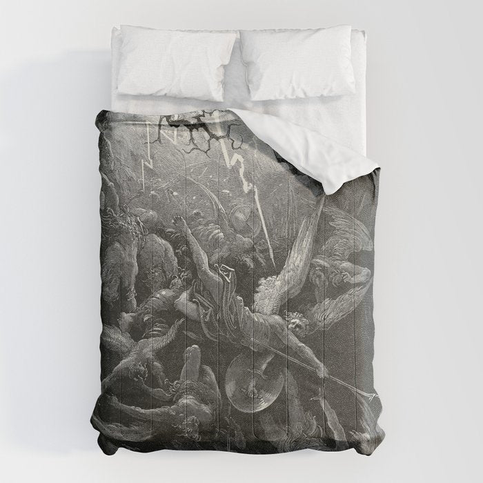 The Mouth Of Hell By Gustave Dore Comforter Gallery Image 6