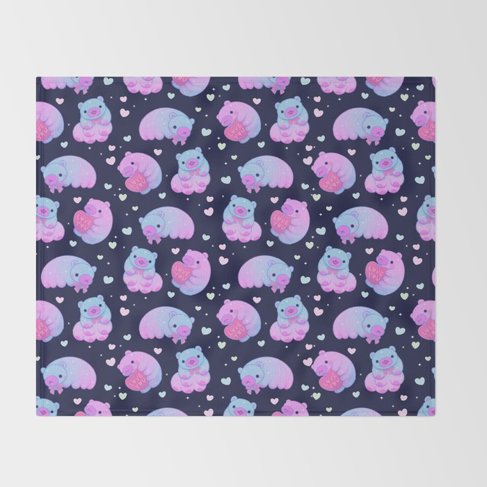 Tardi bear Throw Blanket Gallery Image 2