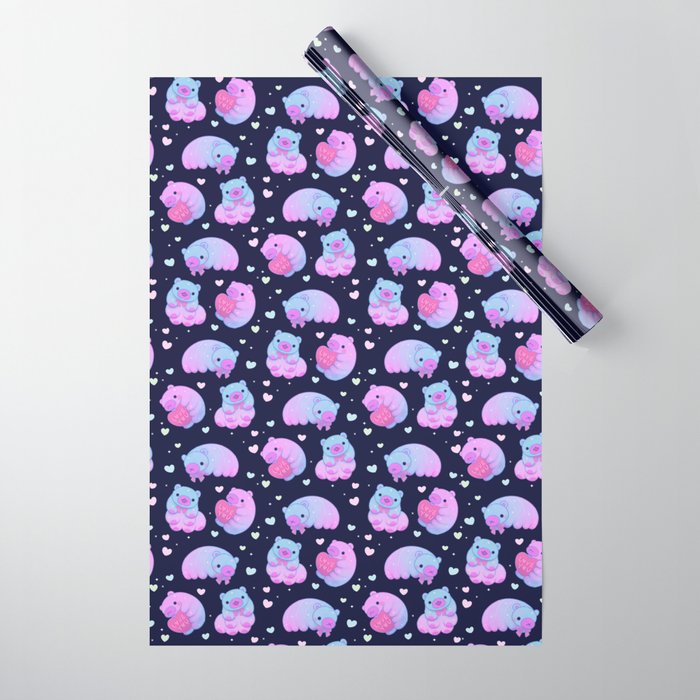 Tardi bear Wrapping Paper Gallery Image 1