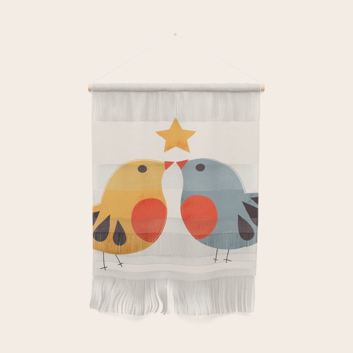 Festive Birds and Star Wall Hanging Gallery Image 1