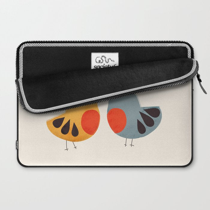 Festive Birds and Star Laptop Sleeve Gallery Image 2