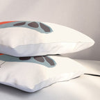Festive Birds and Star Pillow Sham Gallery Image 3