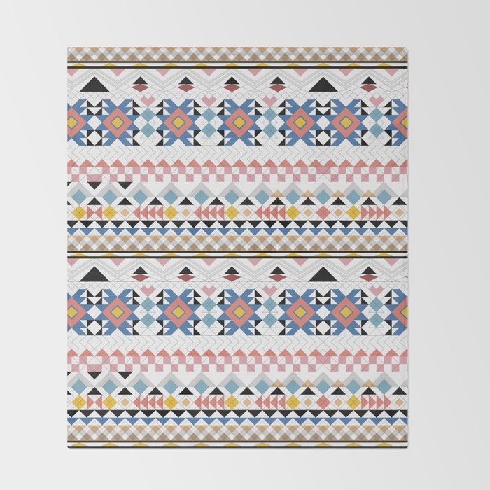 Modern Tribal G Throw Blanket Gallery Image 2