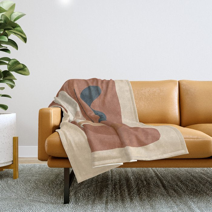 Shape Curve 30 Throw Blanket Gallery Image 1