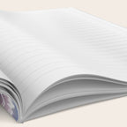 Mountains & Moons Stripe Notebook Gallery Image 2