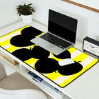 Still life- yellow stripe Desk Mat Gallery Image 2