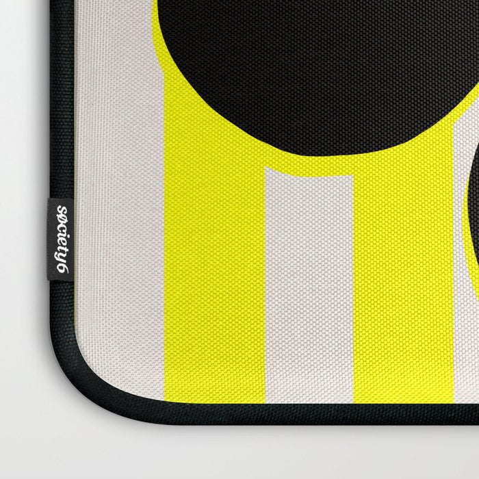 Still life- yellow stripe Laptop Sleeve Gallery Image 3