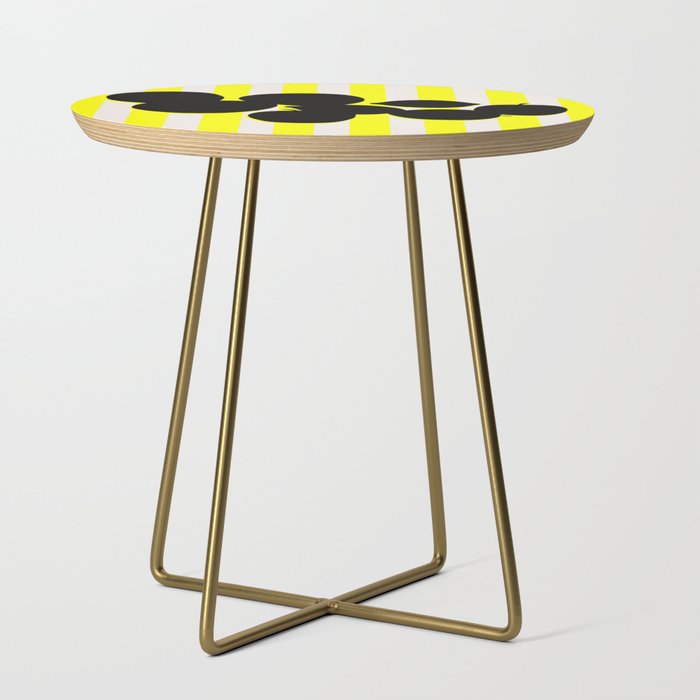 Still life- yellow stripe Side Table Gallery Image 1