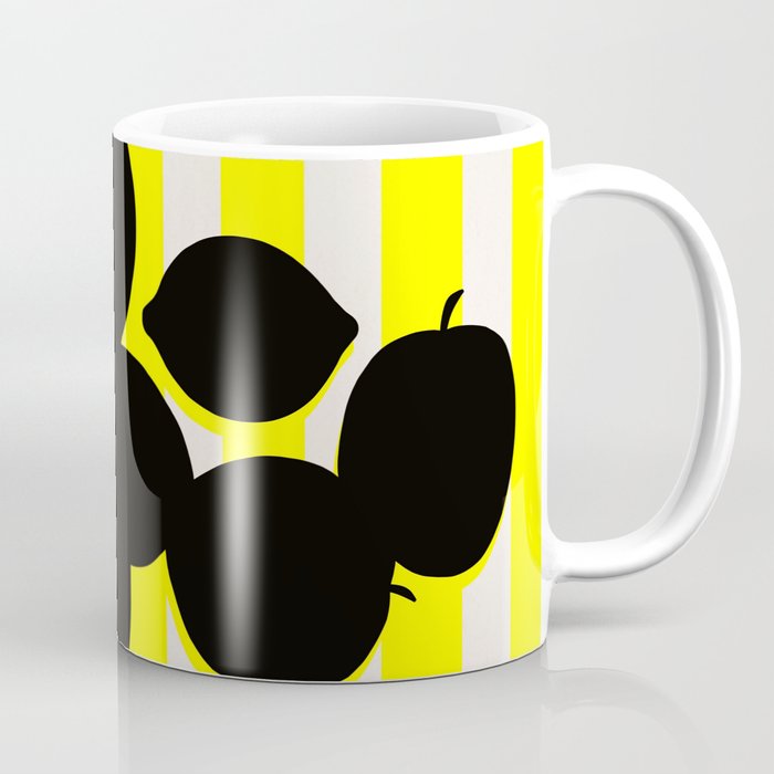 Still life- yellow stripe Coffee Mug Gallery Image 1