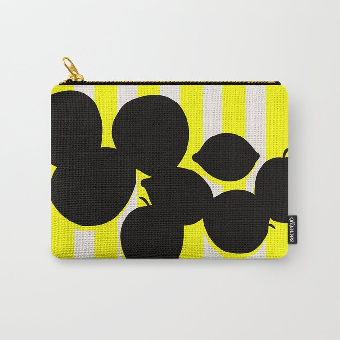 Still life- yellow stripe Carry All Pouch Gallery Image 1