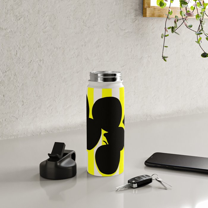 Still life- yellow stripe Water Bottle Gallery Image 4