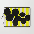 Still life- yellow stripe Laptop Sleeve Gallery Image 1