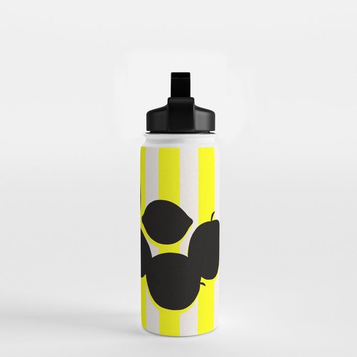 Still life- yellow stripe Water Bottle Gallery Image 2