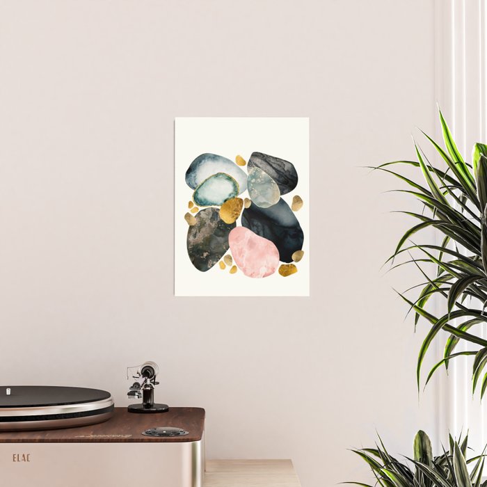 Pebble Abstract Poster Gallery Image 2