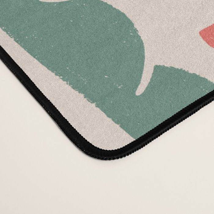Retro Christmas, Eat, Drink And Be Merry Desk Mat Gallery Image 4