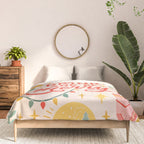 Retro Christmas, Eat, Drink And Be Merry Comforter Gallery Image 3