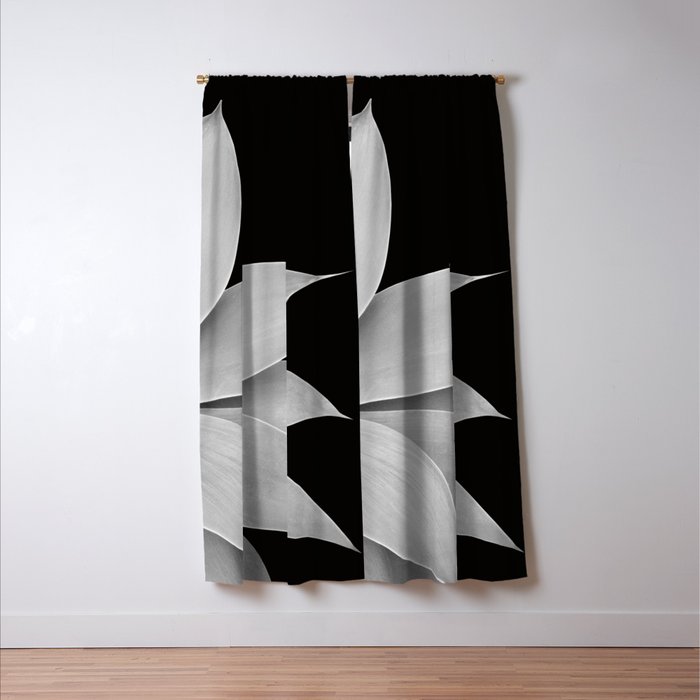 Agave Finesse #2 #tropical #decor #art #society6 Window Curtain Gallery Image 3