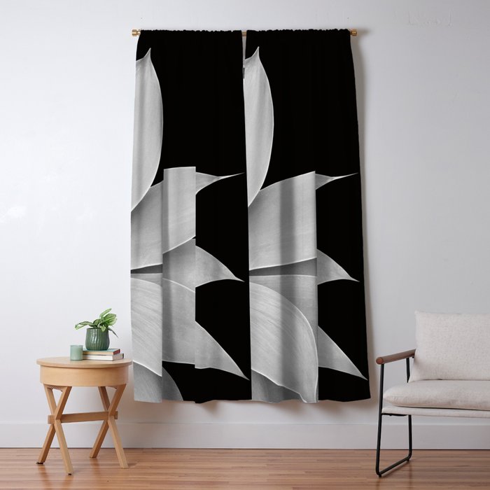 Agave Finesse #2 #tropical #decor #art #society6 Window Curtain Gallery Image 1