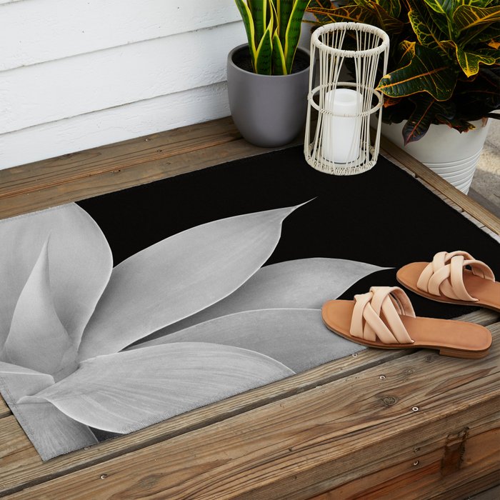 Agave Finesse #2 #tropical #decor #art #society6 Outdoor Rug Gallery Image 2