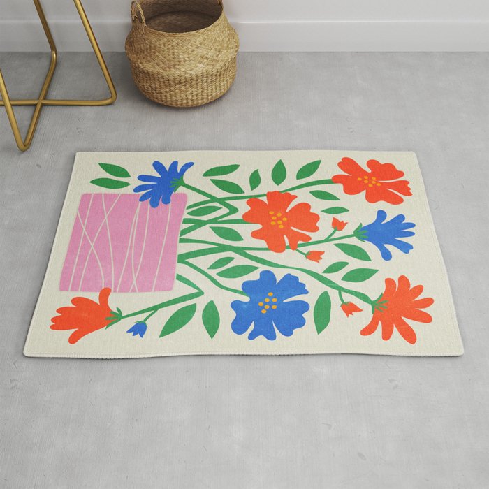Flower Market 01: London Rug Gallery Image 1