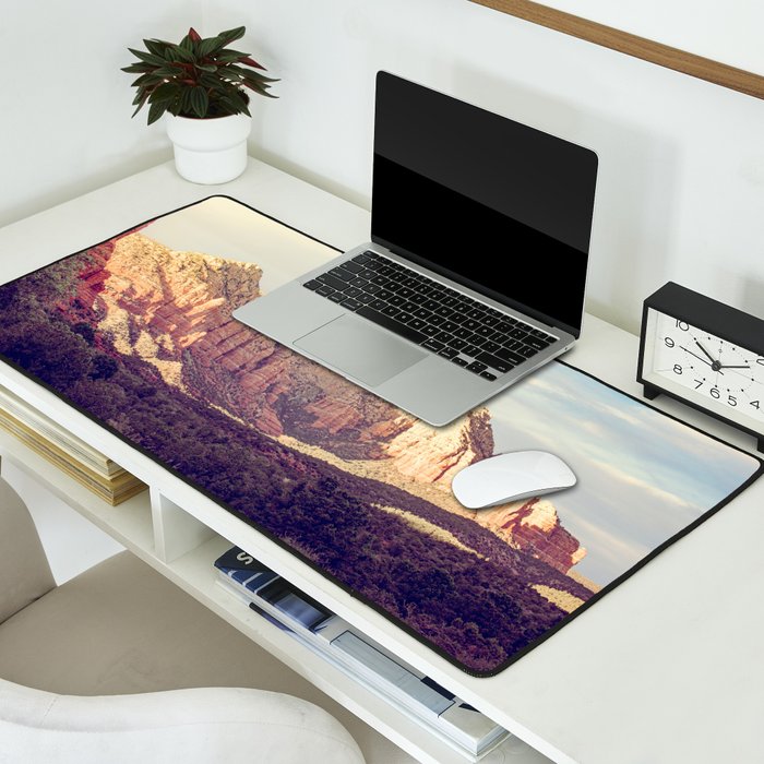 Sunset Over Sedona Desk Mat Gallery Image 2