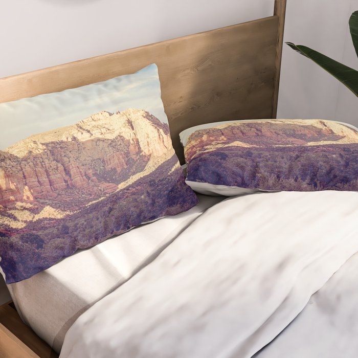 Sunset Over Sedona Pillow Sham Gallery Image 2