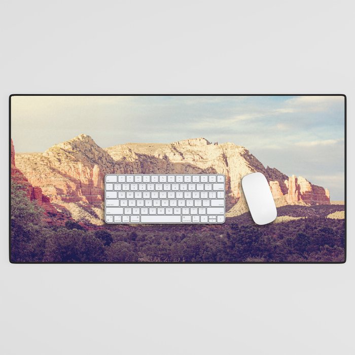 Sunset Over Sedona Desk Mat Gallery Image 1