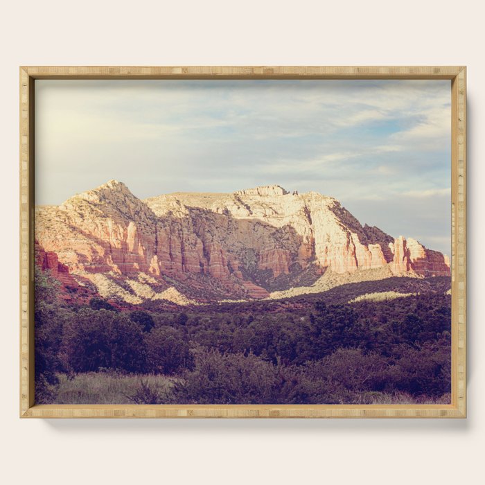 Sunset Over Sedona Serving Tray Gallery Image 1