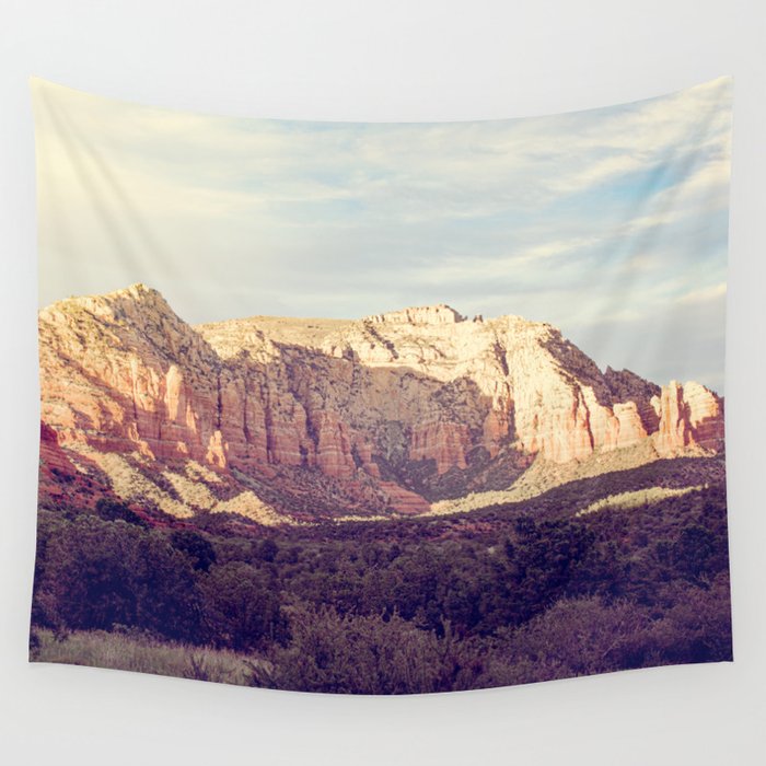 Sunset Over Sedona Wall Tapestry Gallery Image 4