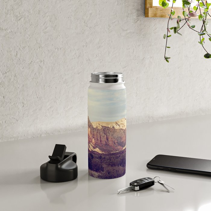 Sunset Over Sedona Water Bottle Gallery Image 4