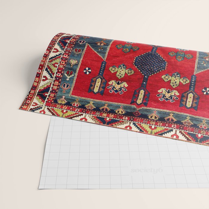 Kazak Southwest Caucasus Rug Wrapping Paper Gallery Image 2