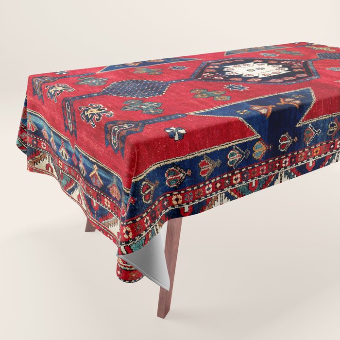 Kazak Southwest Caucasus Rug Tablecloth Gallery Image 1