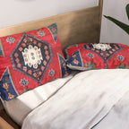 Kazak Southwest Caucasus Rug Pillow Sham Gallery Image 2