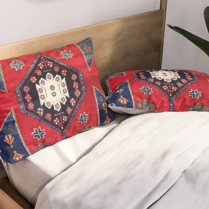 Kazak Southwest Caucasus Rug Pillow Sham Gallery Image 2